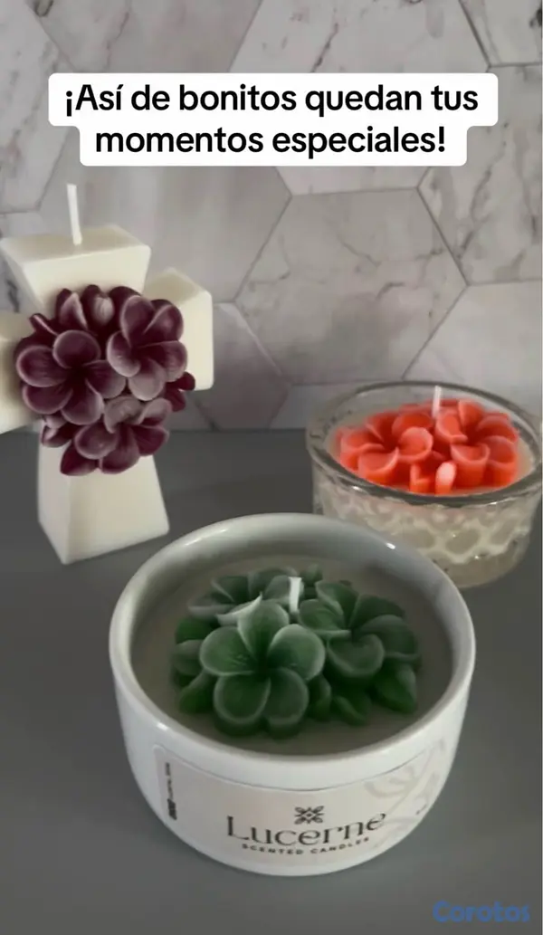 decoración y accesorios - Velones artesanales con esencia  2