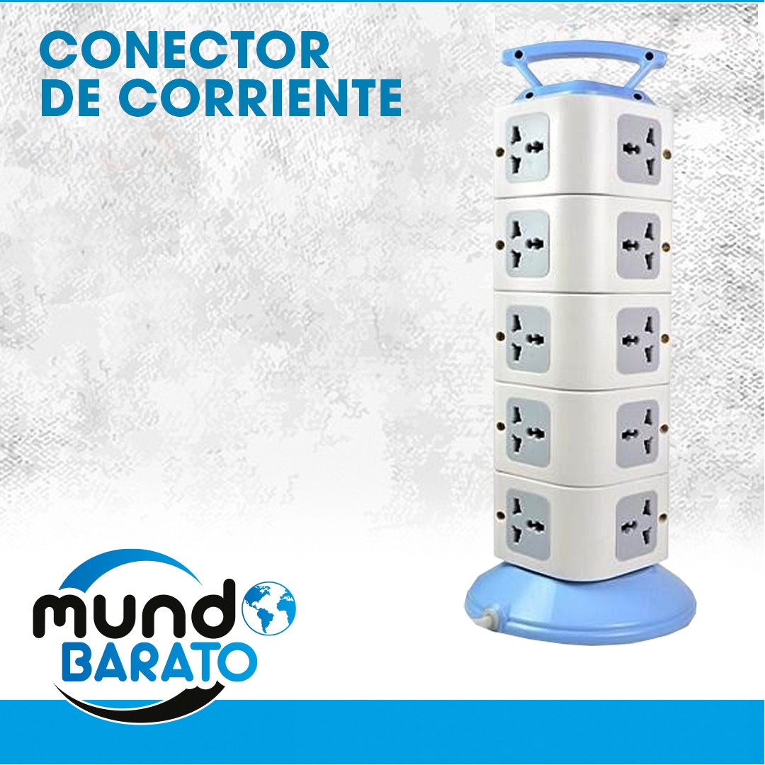 accesorios para electronica - Regleta Vertical Multitomas Multienchufe Enchufe Extension 0