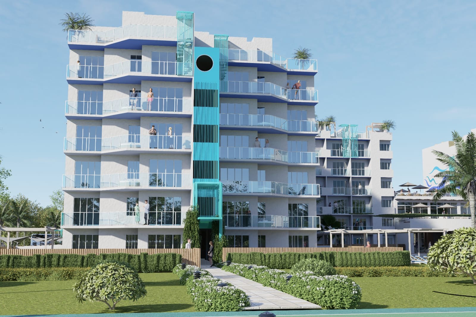 casas vacacionales y villas - Complejo Turistico de Apartamentos Hoteleros en Punta Cana 