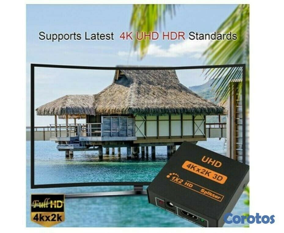 accesorios para electronica - Adaptador 1x2 HDMI HD 1080P Soporta Ultra 4K * 2K 3D 5