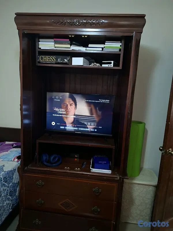 muebles y colchones - muevle para tele con 3 gavetas 2