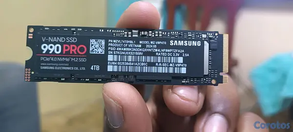 computadoras y laptops - samsung 990 pro nvme m.2 ssd 4 tb 2