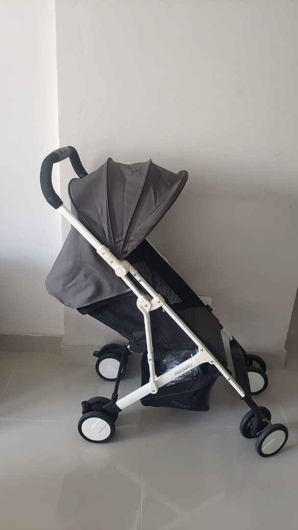 coches y sillas - Coche RECARO Easy life con capa de lluvia (GRIS) 5