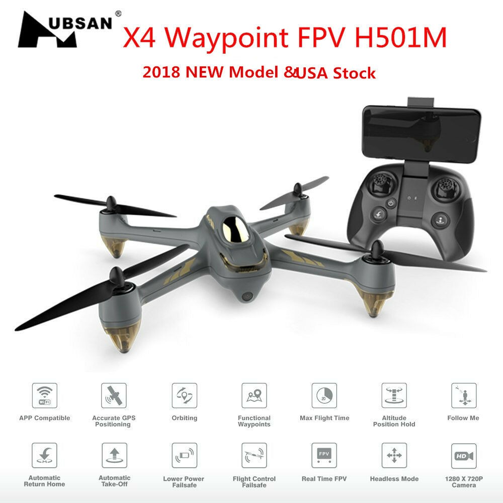 hobby y coleccion - Drone Hubsan X4 H501 Brushless/ GPS/ FPV/ APP 
