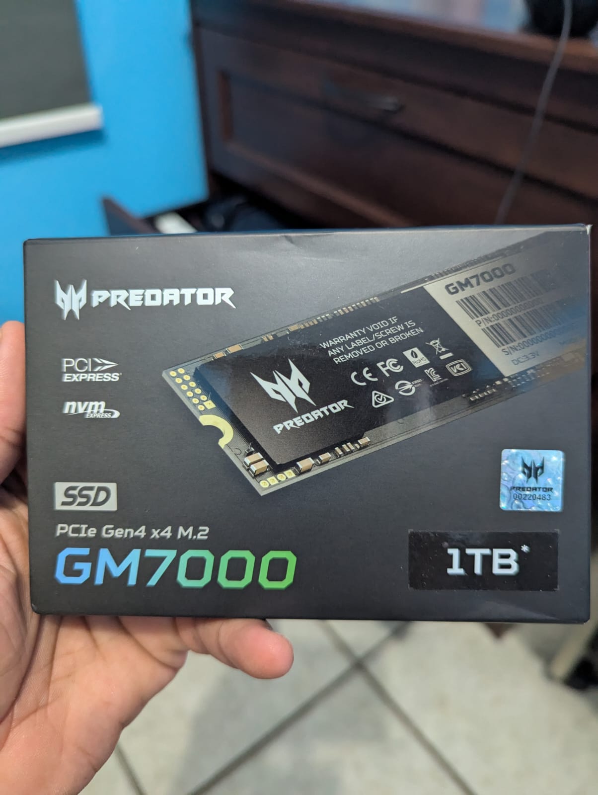computadoras y laptops - Acer Predator GM7000 SSD 1TB M.2 1