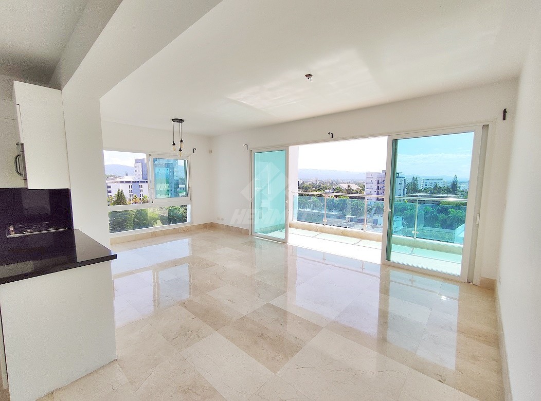 apartamentos - PISO ALTO ASCENSOR Y PLANTA FULL LA ESMERALDA SANTIAGO 6