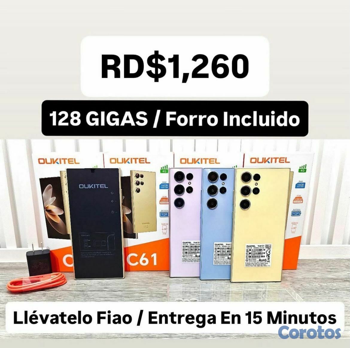 celulares y tabletas - oukitel c61 