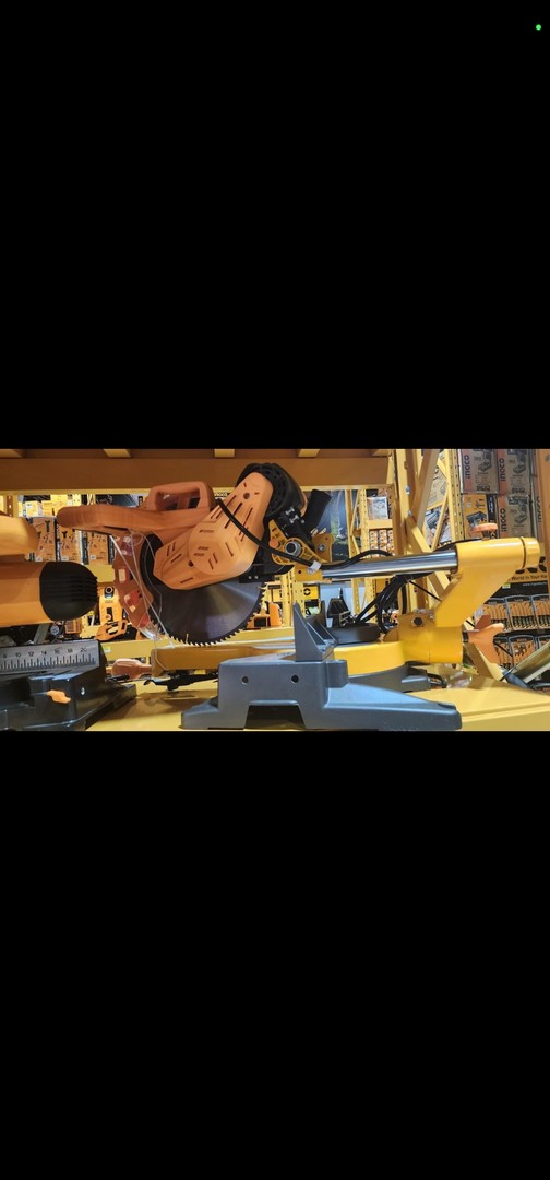 construccion e industrial - Guillotina de cortar madera disco de 12 pulgada de tubo 1