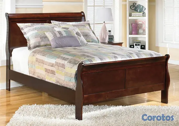 muebles y colchones - Cama modelo Trineo con 2 colchones. NUEVA. 5