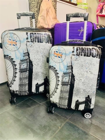 carteras y maletas - Set de dos maletas plásticas