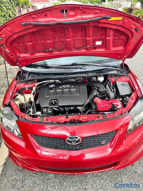 carros - Se Vende Toyota Corolla S 2010 Rojo 4
