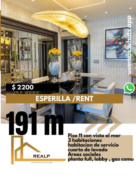 apartamentos - Apartamento amoblado con vista al mar
