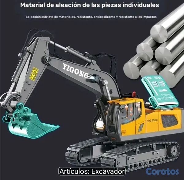juguetes - Excavador de control remoto 3