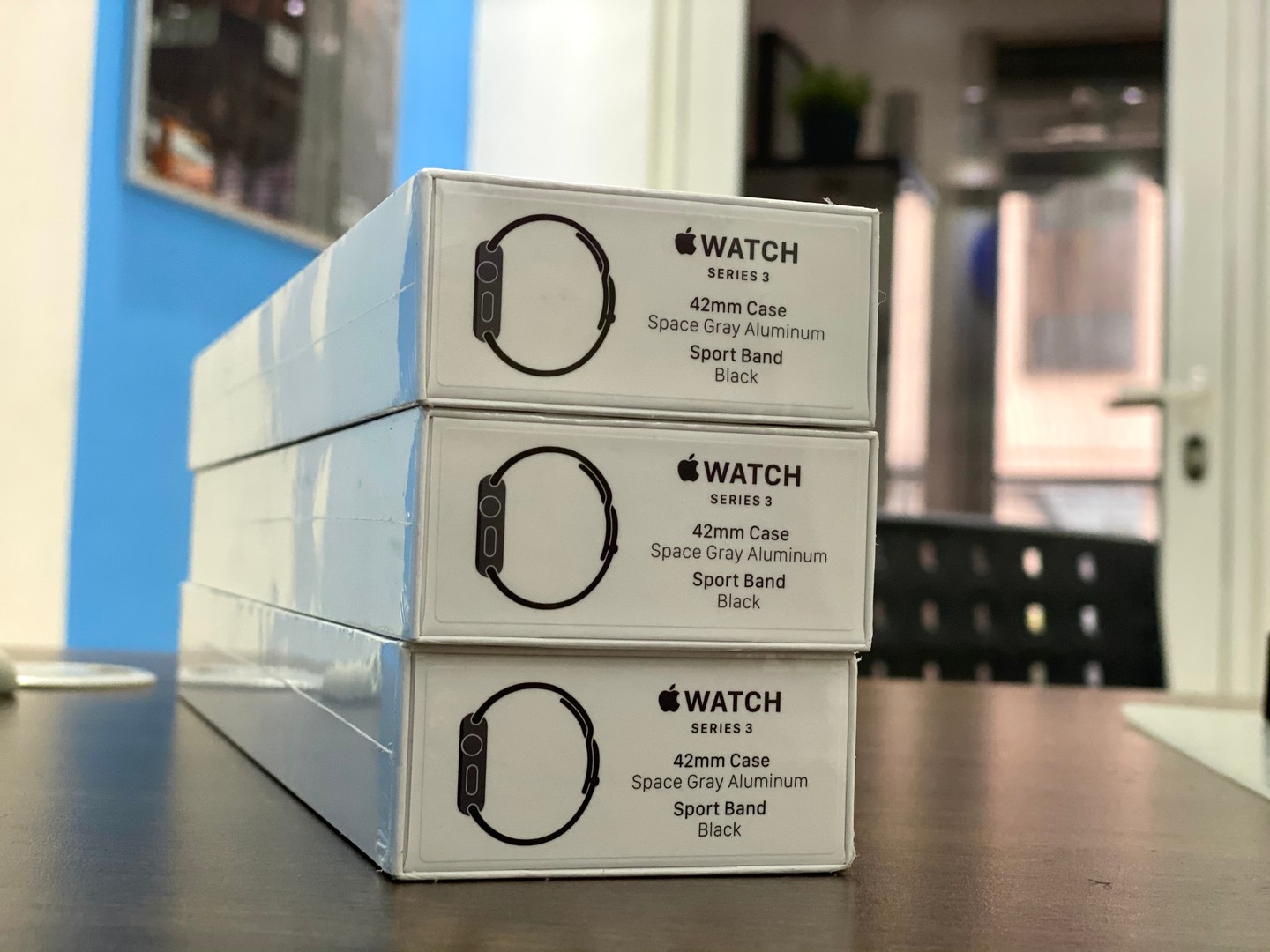 celulares y tabletas - Vendo Apple Watch Series 3 42mm GPS Space Gray Sellados, RD$ 14,995 NEG