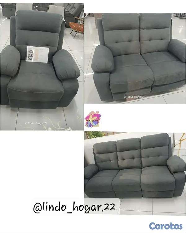 decoración y accesorios - Sofá reclinable su per cómodo y calidad primium  4