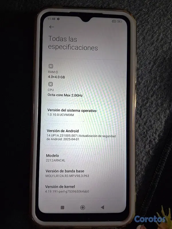 celulares y tabletas - Smartphone Xiaomi Redmi 12C 128GB / 8GB Dual Sim  3