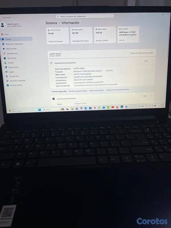 computadoras y laptops - Laptop Levono  2