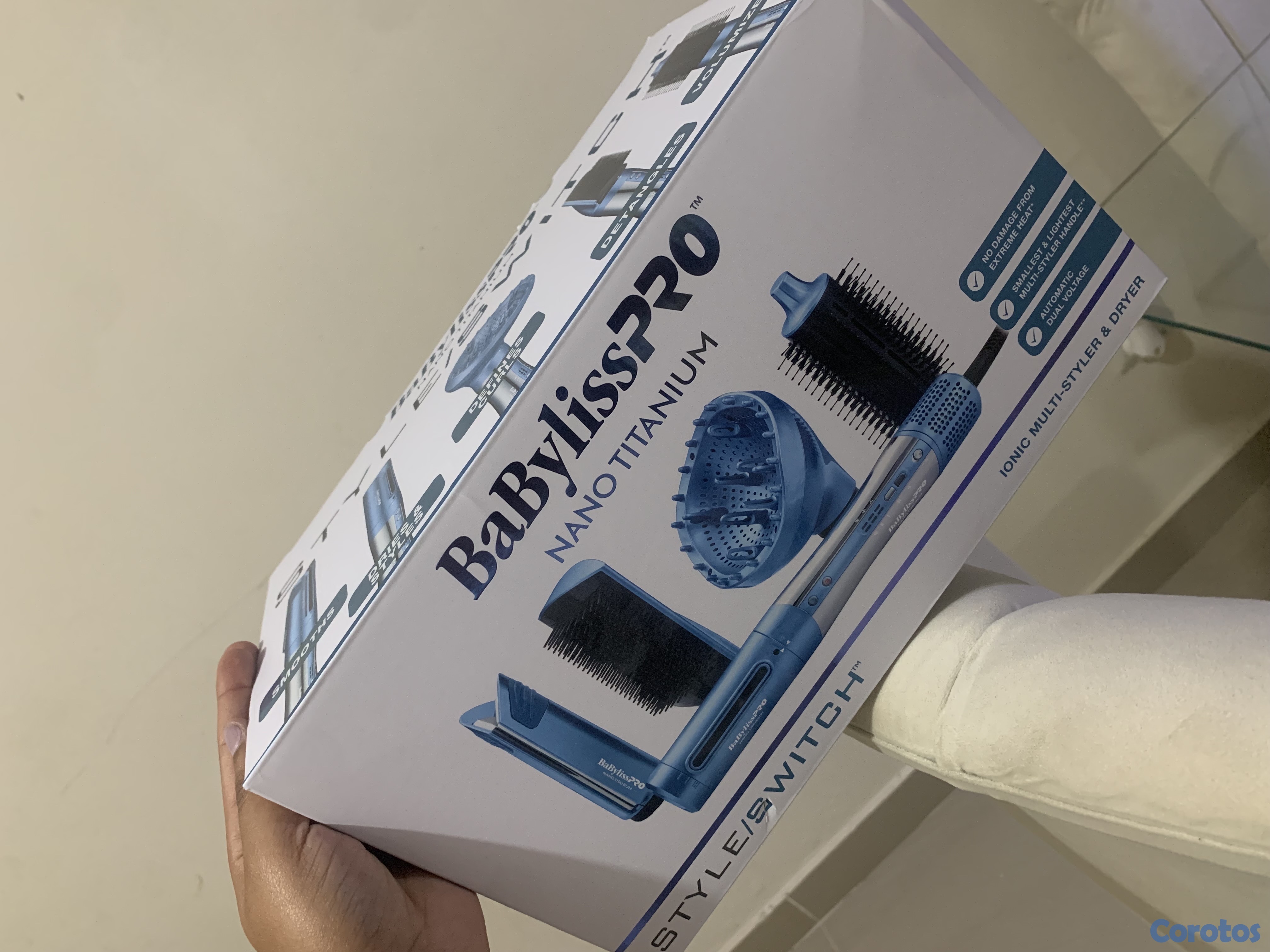 otros electronicos - 💙 BaBylissPRO Style/Switch Nano Titanium – Seca, Alisa, Riza y Da Volumen 💨
 6