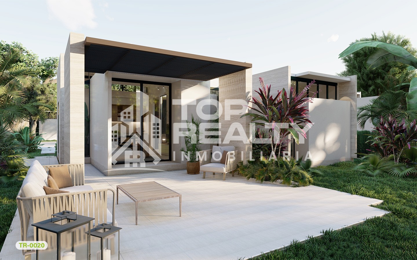 apartamentos - TR-0020A: Hermosa Villa de 2 Habitación y 2 Baños, con Parqueo en Punta Cana 5