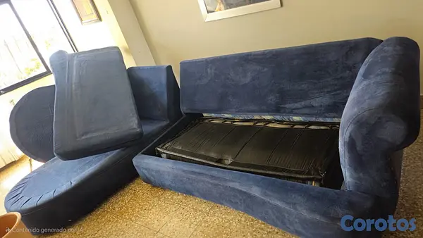 muebles y colchones - Sofa cama usado en buenas condiciones  2