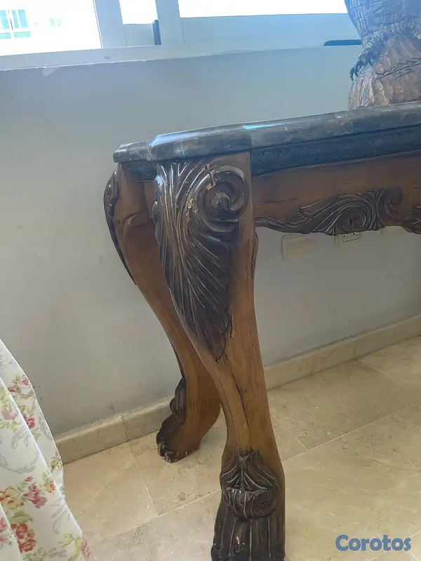 decoración y accesorios - Mesa de caoba (NEGOCIABLE) 3