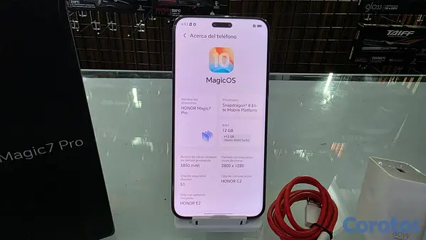 celulares y tabletas - Honor Magic 7 PRO 512GB Negro GLOBAL Dual Sim 2