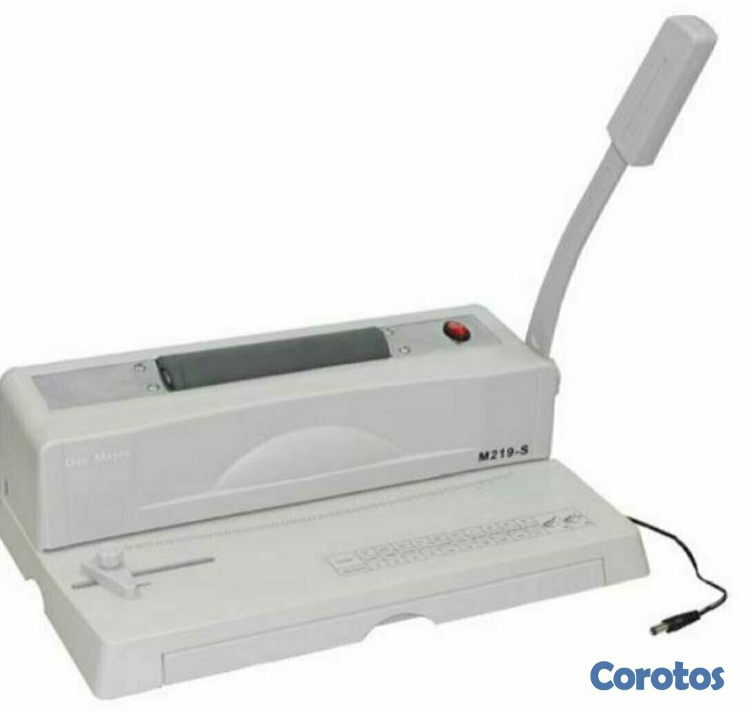 impresoras y scanners - ENCUADERNADORA ESPIRAL CONTINUO REDONDO  CAPACIDAD DE PERFORACIÓN 12 HOJAS A LA 