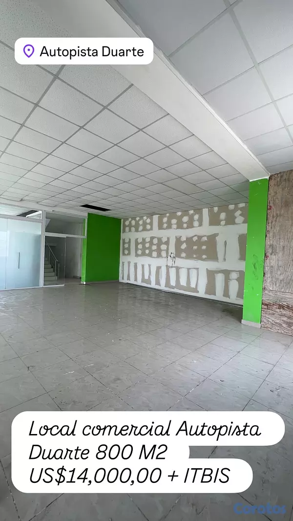 oficinas y locales comerciales - Plaza comercial en la Autopista Duarte  7