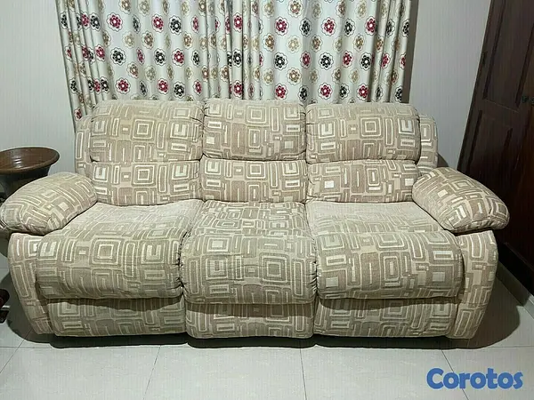 muebles y colchones - Sofa reclinable 2 + 1 4