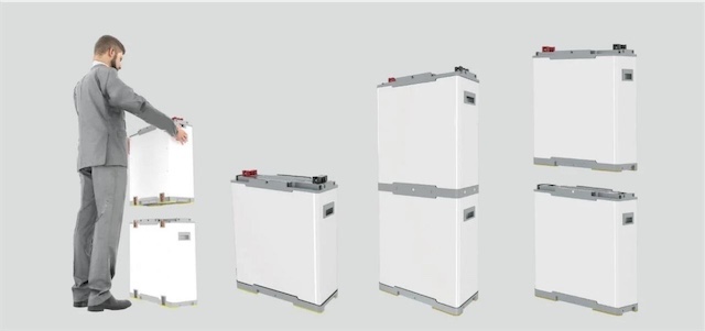 plantas e inversores - Batería de Litio tipo split 48V 300AH BLUE CARBON