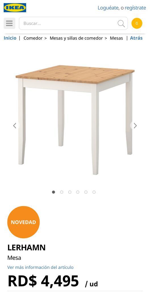 decoración y accesorios - Mesas para interior LERHAMN IKEA