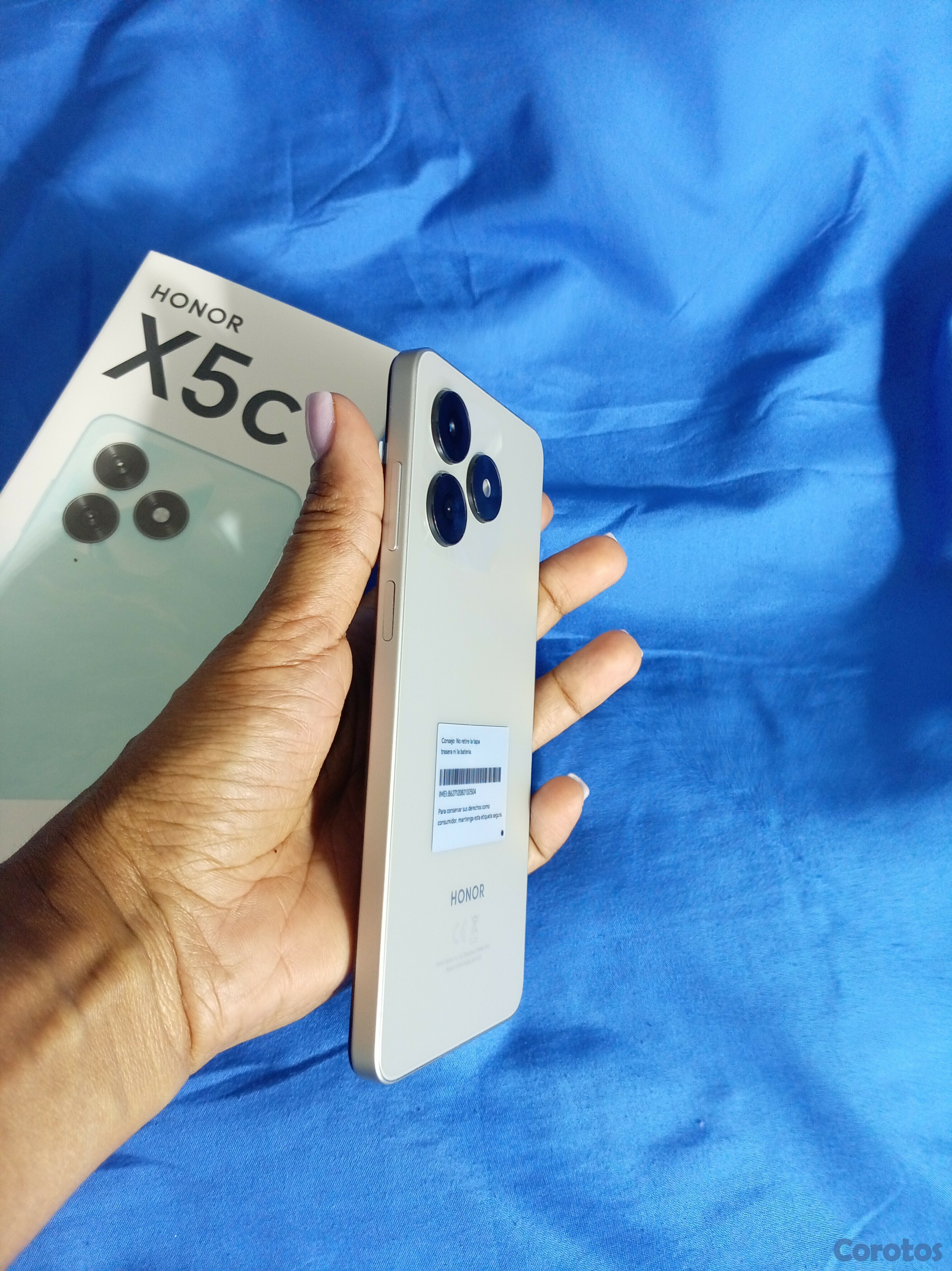 celulares y tabletas - celular nuevo en su caja Honor X5c sin cargador 3