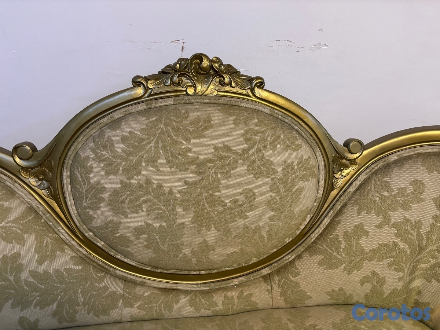 muebles y colchones - Hermoso Diván antiguo estilo Luis XV 7