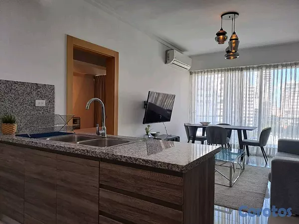 apartamentos - Apartamento en alquiler amueblado en Piantini  4