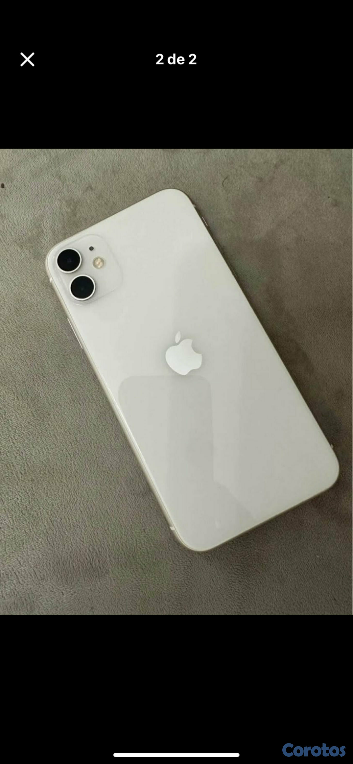 celulares y tabletas - iPhone 11 normal, nunca destapado, bypass , bateria en 98 nuevo 1