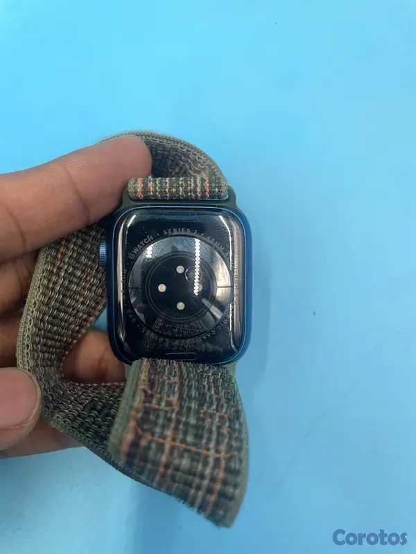 celulares y tabletas - Apple Watch Serie 7 45mm azul 8