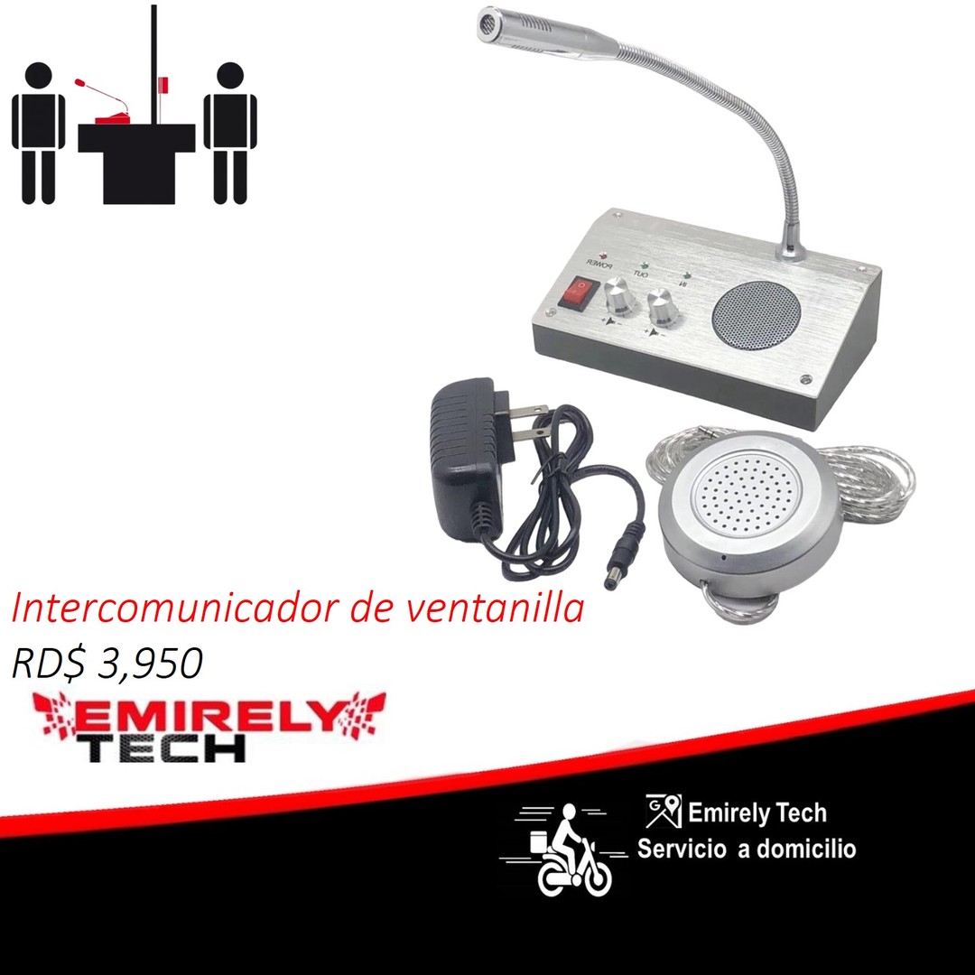 otros electronicos - Altavoz Intercomunicador De Ventanilla cines Bancos Ect