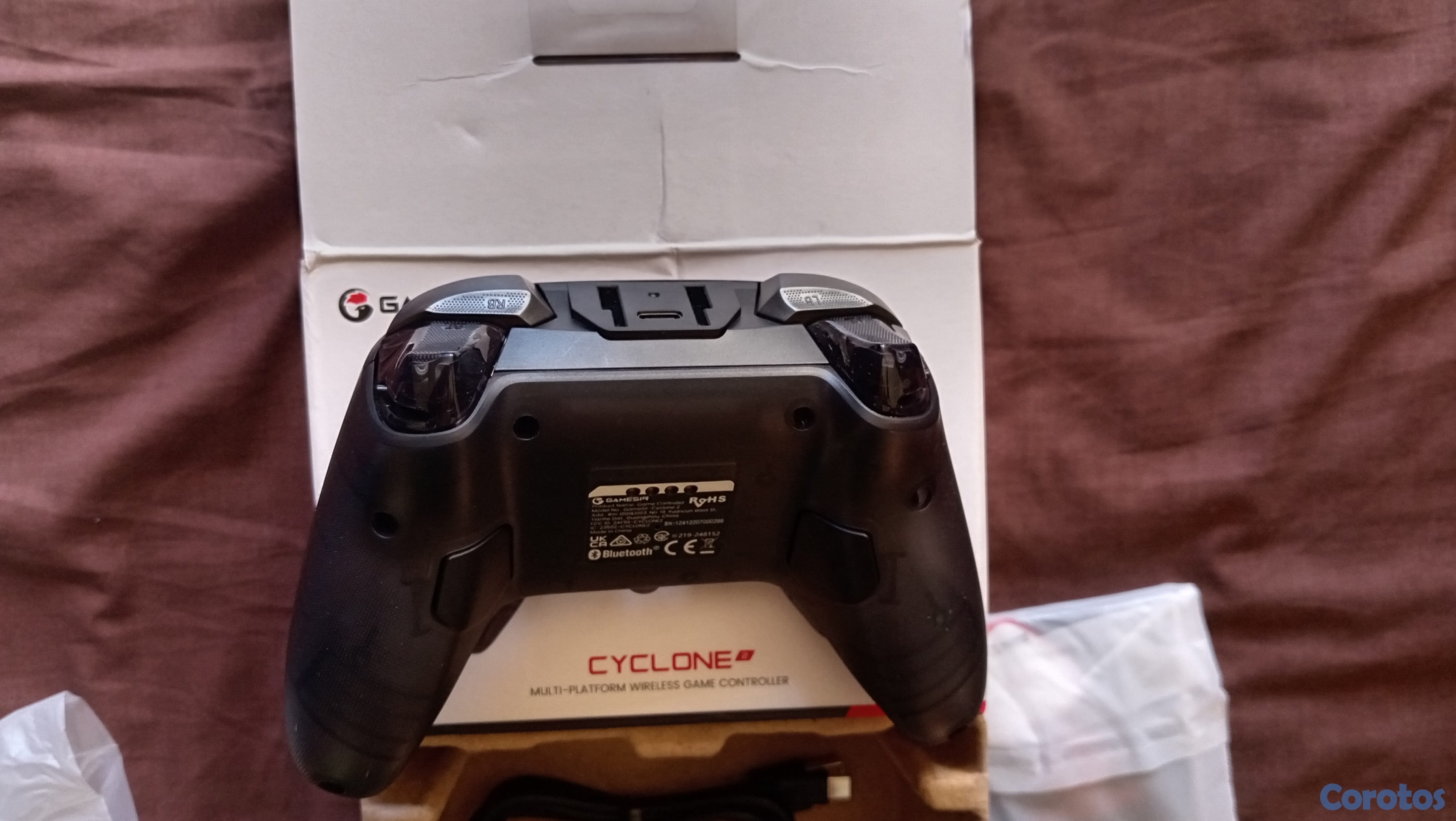consolas y videojuegos - Control GameSir Cyclone 2 LED Antidrift 3