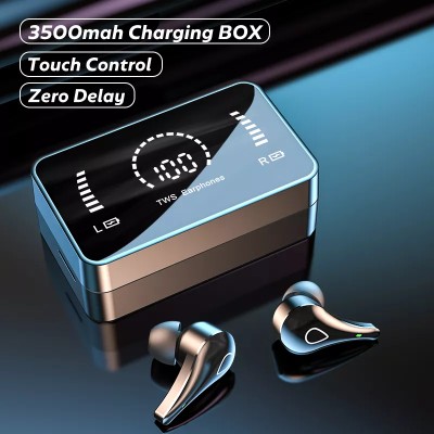 accesorios para electronica - 🟣 AURICULARES INALAMBRICOS SOSTIFICADOS FULL TOUCH HQ CON POWER BANK