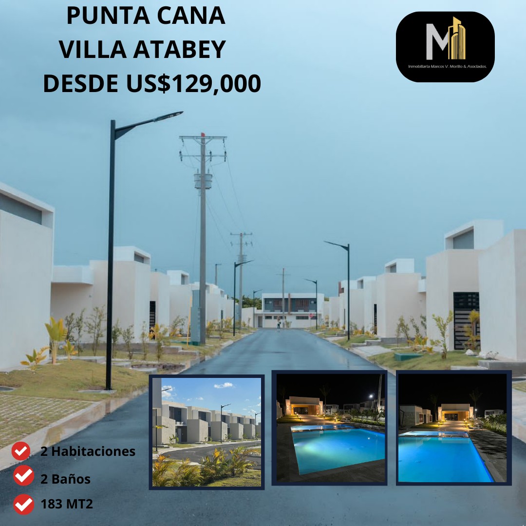 casas vacacionales y villas - Vendo Villa En Punta Cana  2