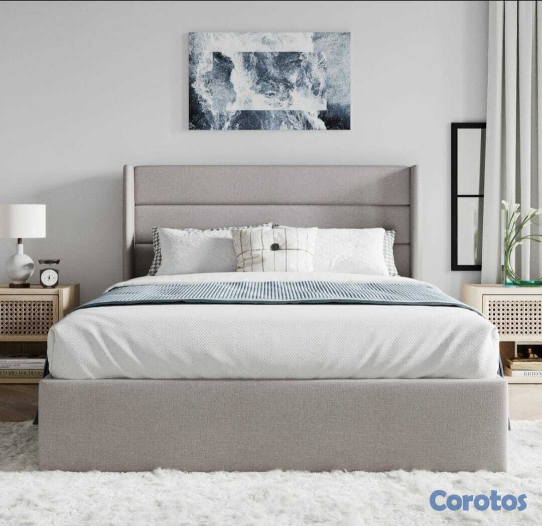 muebles y colchones - BASE DE CAMA QUEEN 60 IMPOTADA 5