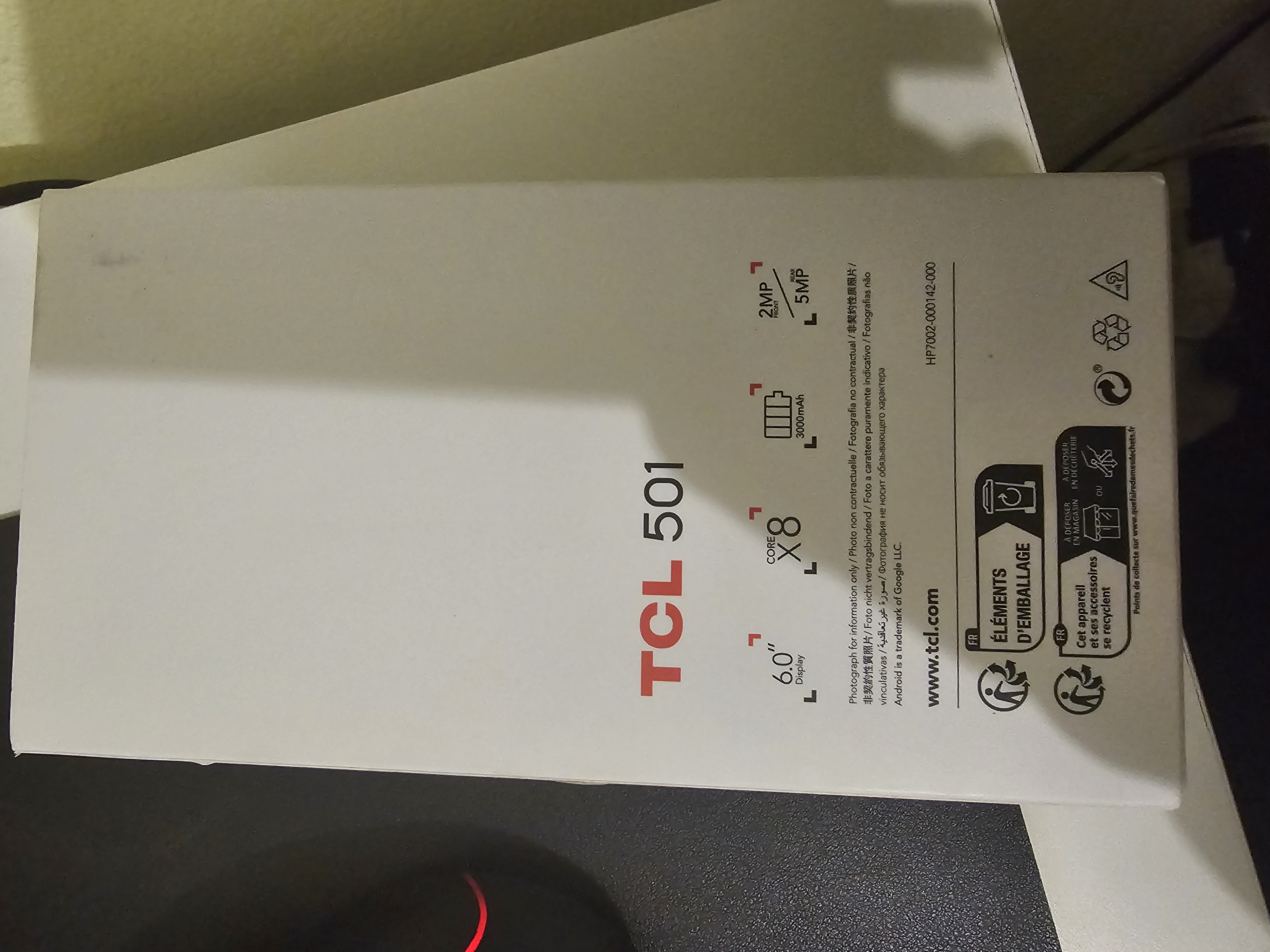 celulares y tabletas - TCL 501 NUEVO