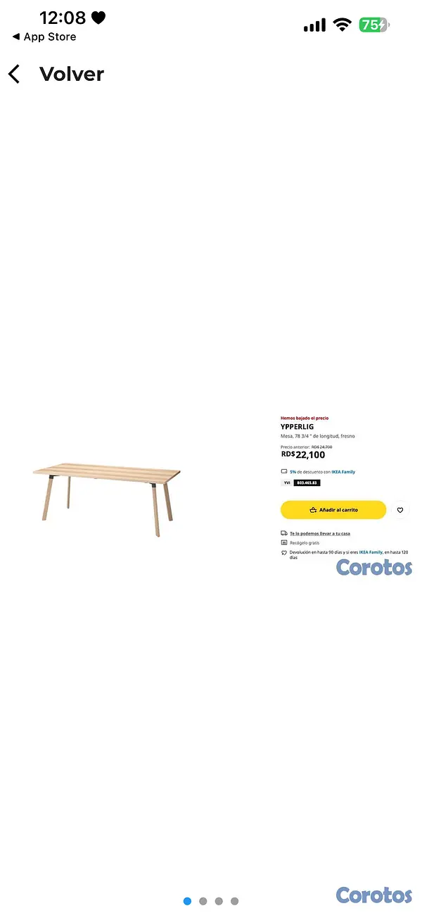 muebles y colchones - Comedor IKEA original en excelente estado 7
