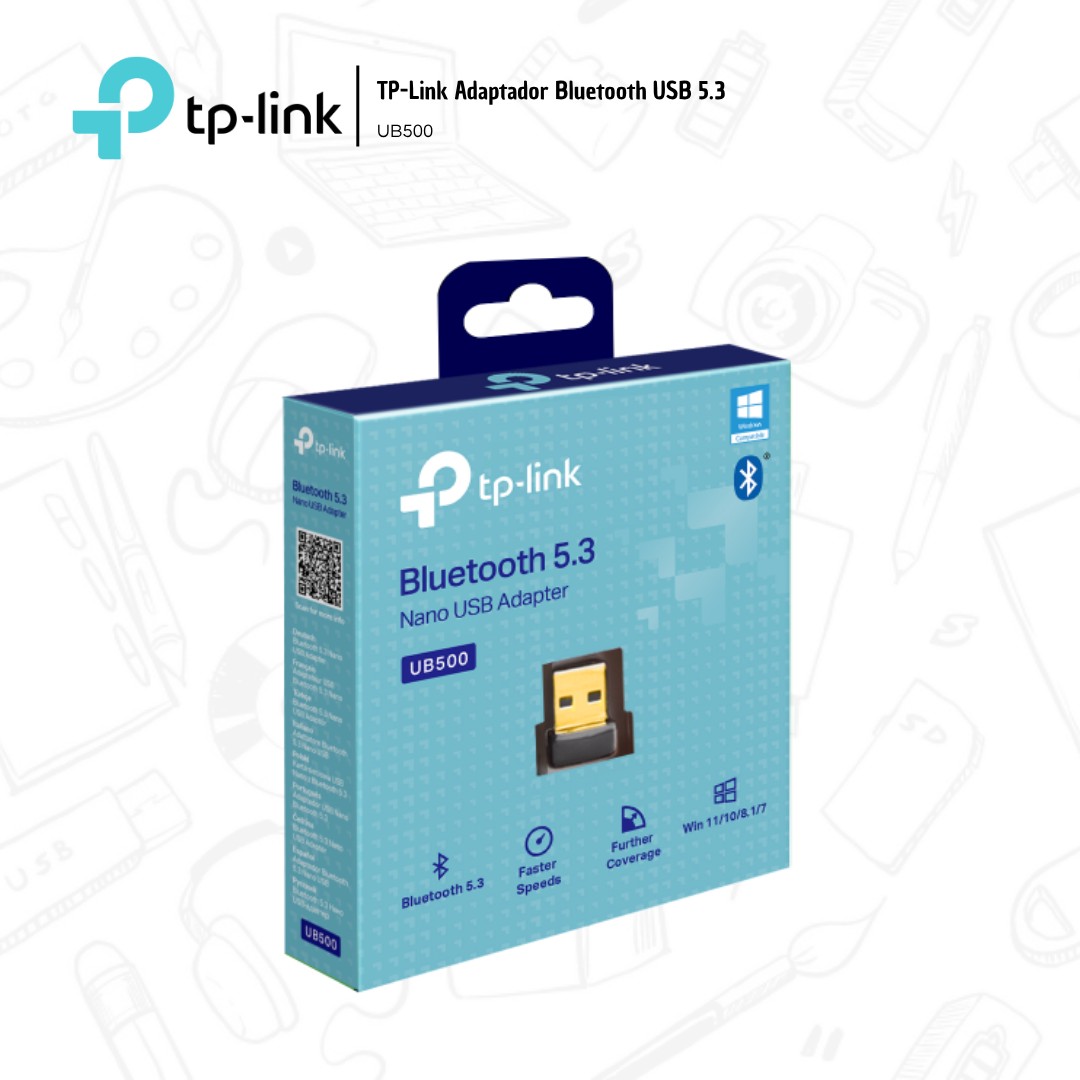 accesorios para electronica - Tp-link Adaptador Bluetooth 5.3 UB500 3
