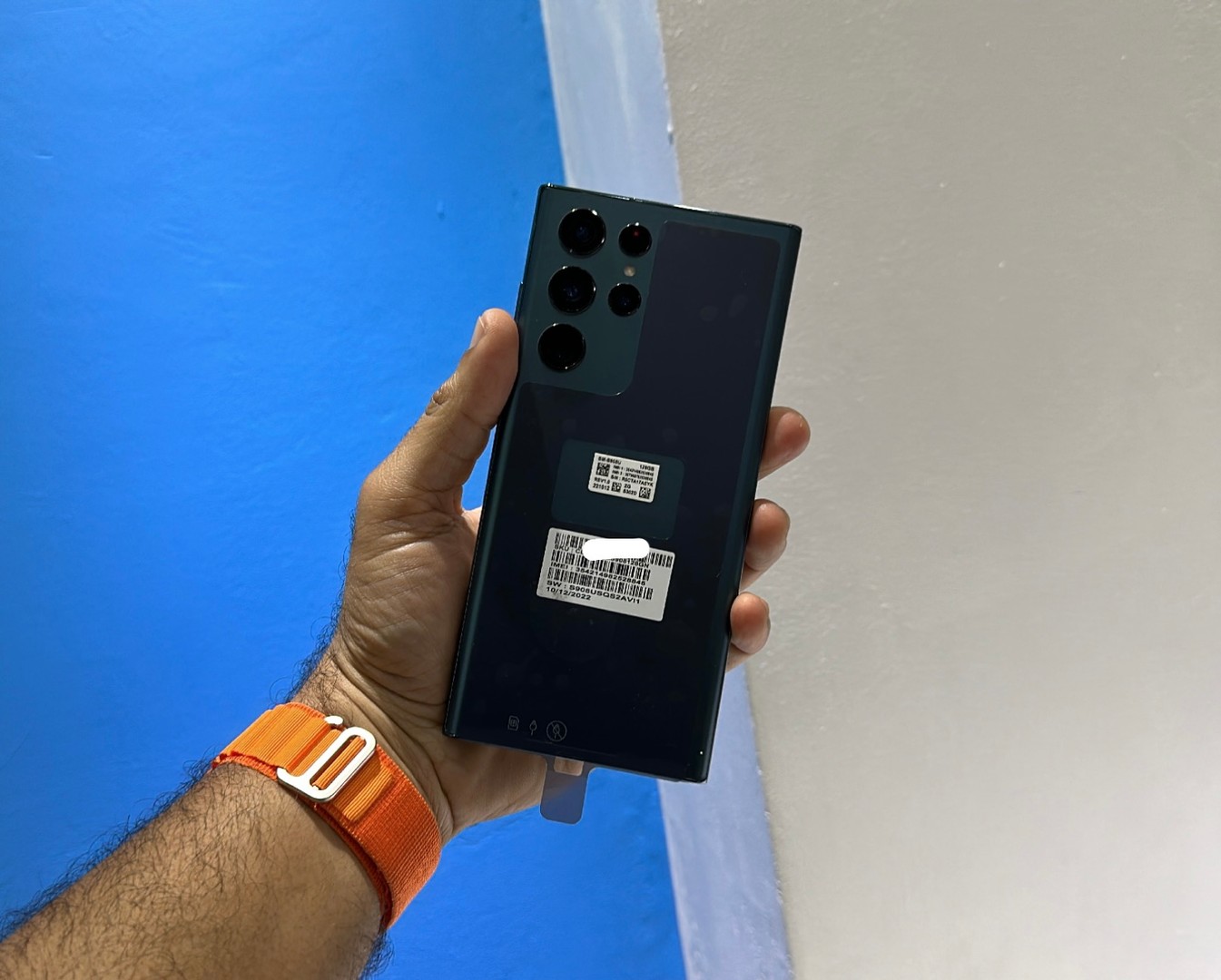 celulares y tabletas - Vendo Samsung Galaxy S22 ULTRA 128GB Green Nuevo, Desbloqueado. RD$ 42,500 NEG 1