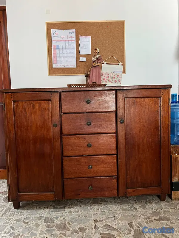 muebles y colchones - Mueble con gabinetes de madera de cedro para comed 3