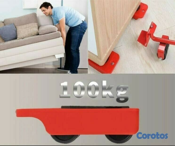 herramientas, jardines y exterior - Base con ruedas para mover electrodomestico Palanca Elevador  7