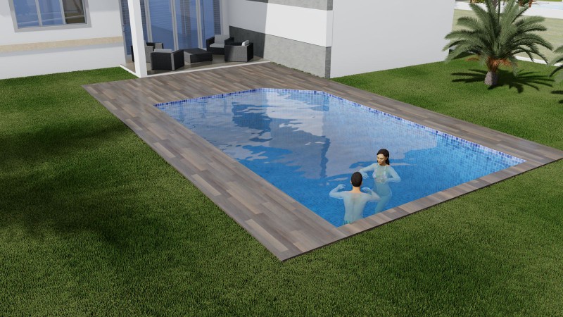 casas - Moderna casa con piscina y buenos espacios en construcción lista en 45 días 2