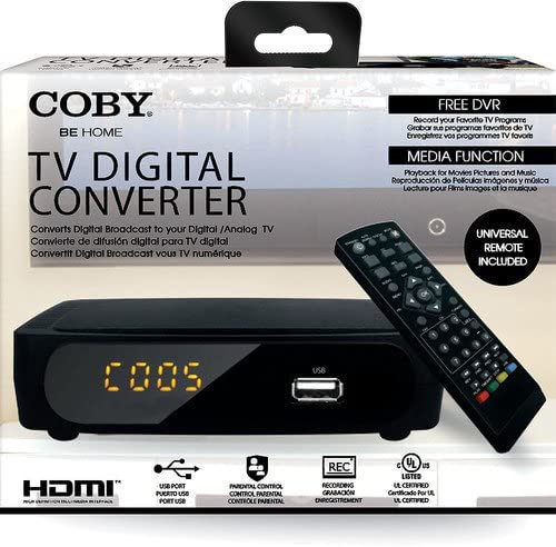 tv - CORVERTIDOR DE TV DIGITAL CON CONTROL REMOTO, FULL HD 1080P