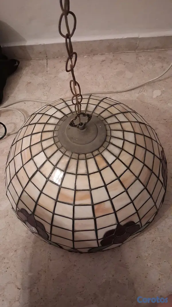 decoración y accesorios - Lampara colgante en vitral 100% 4